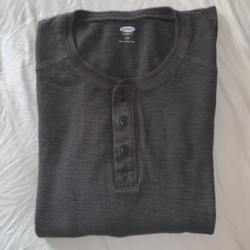 💸 3/$25 Old Navy thermal knit Henley
